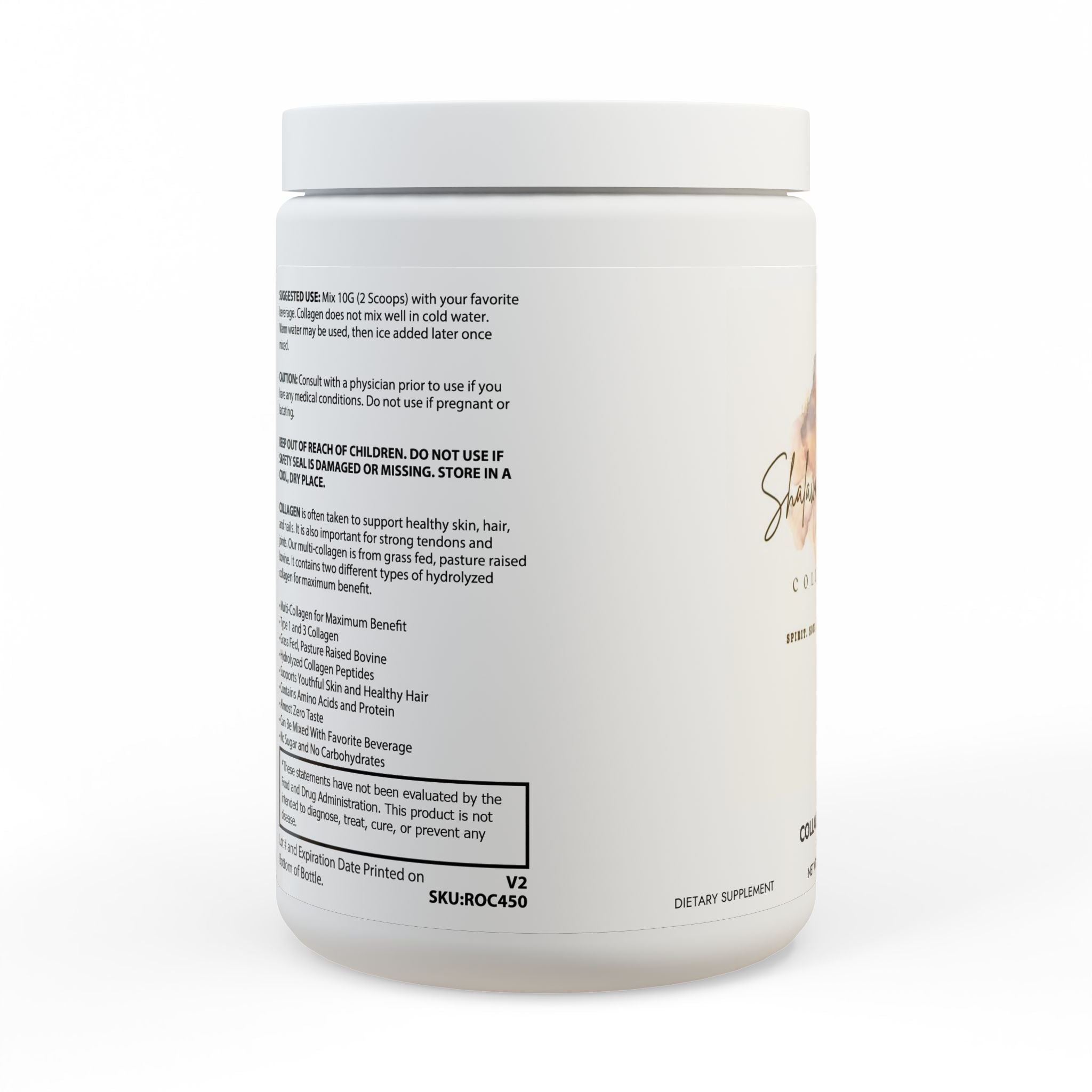The Glow Collagen Peptides Type I & III Supplement (350g, 12.3oz)