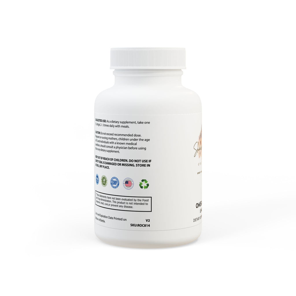 The Glowing Immune System Omega 3 Fish Oil Supplement (60 Softgels)