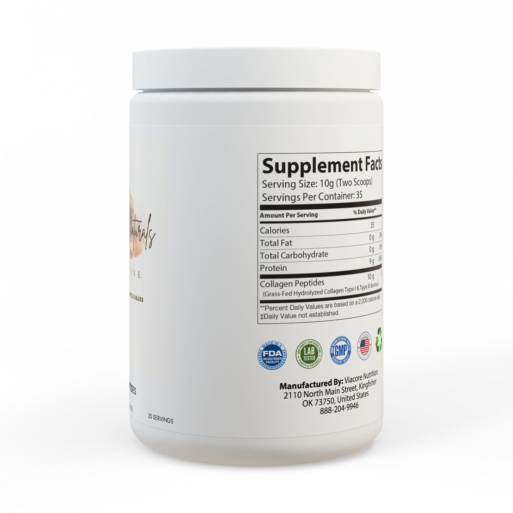 The Glow Collagen Peptides Type I & III Supplement (350g, 12.3oz)